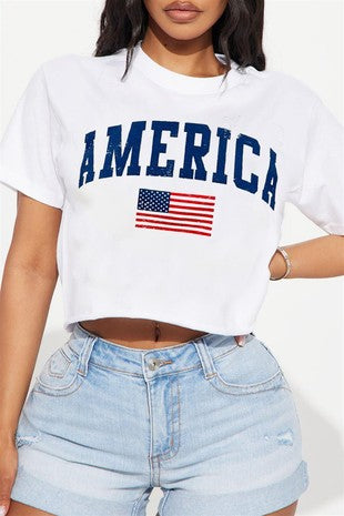 American Flag Tee