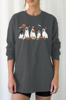 Halloween Dog Ghost Long Sleeve