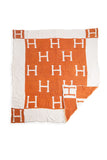 H Patterned Reversible Blanket