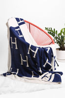 H Patterned Reversible Blanket