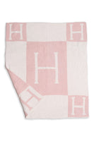 H Patterned Reversible Kids Blanket