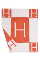 H Patterned Reversible Kids Blanket