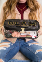 GLAM Black Clear Cosmetic Bag