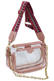 Clear Crossbody With Guitar Strap