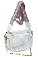 Clear Crossbody With Guitar Strap