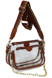 Clear Crossbody With Guitar Strap