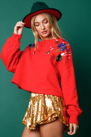 Christmas Crop Sweatshirt