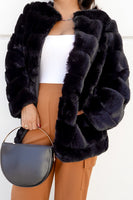 Open Front Fur Jacket