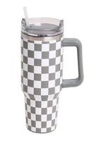 Checkered 40 oz Tumbler