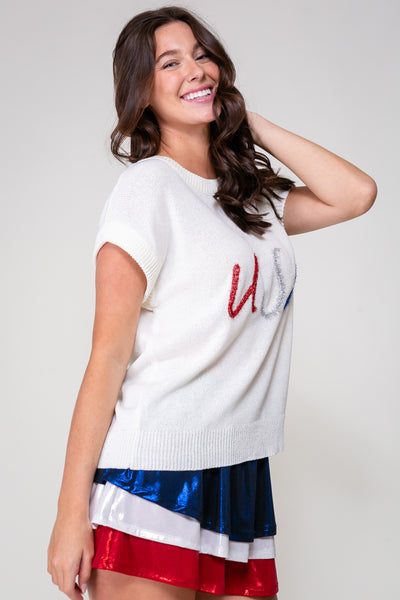 USA Sweater Cream