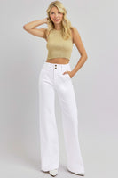 TC High Rise Wide Leg White