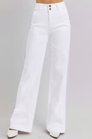 TC High Rise Wide Leg White