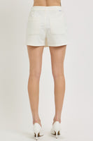 High Rise Button Down Skort