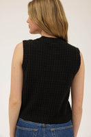Gold Button Sweater Vest