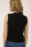Gold Button Sweater Vest