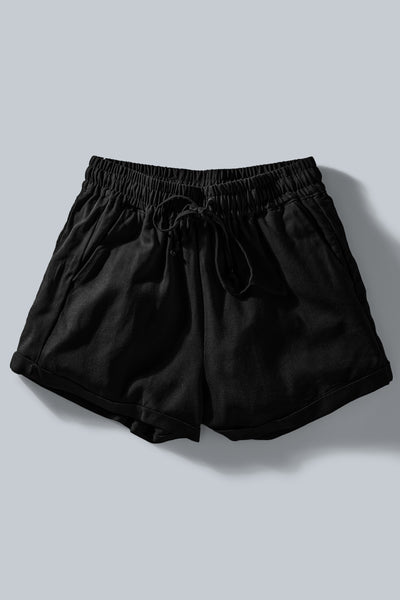 Linen Air Flow Relaxed Shorts
