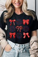 Black Coquette Fireworks Tee