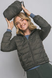 Hooded Packable Puffer Jacket