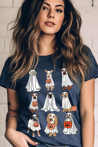 Halloween Ghost Dog Tee