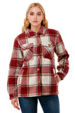 Fur Lined Flannel Shacket