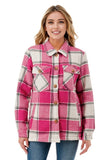 Fur Lined Flannel Shacket