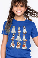 Halloween Ghost Dog Kids Tee