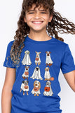 Halloween Ghost Dog Kids Tee
