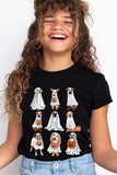 Halloween Ghost Dog Kids Tee