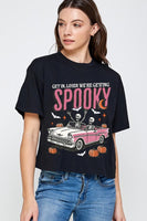 Spooky Skeleton Crop Top