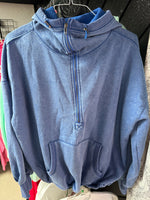 Half Zip Fleece Hoodie