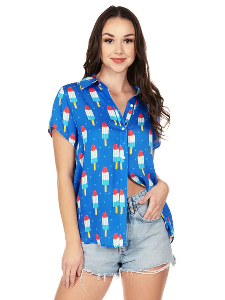 Women's Bomb Pop Button Down