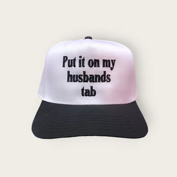 Husband's Tab Trucker Hat