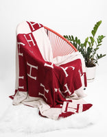 H Patterned Reversible Blanket