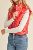 Zip Up Puffer Vest
