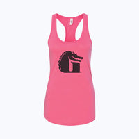 Women's Gator Waders Logo Tank Pink