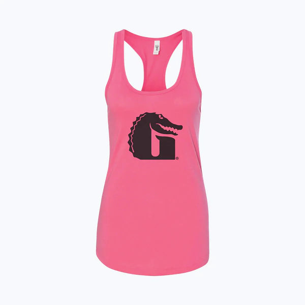Women's Gator Waders Logo Tank Pink