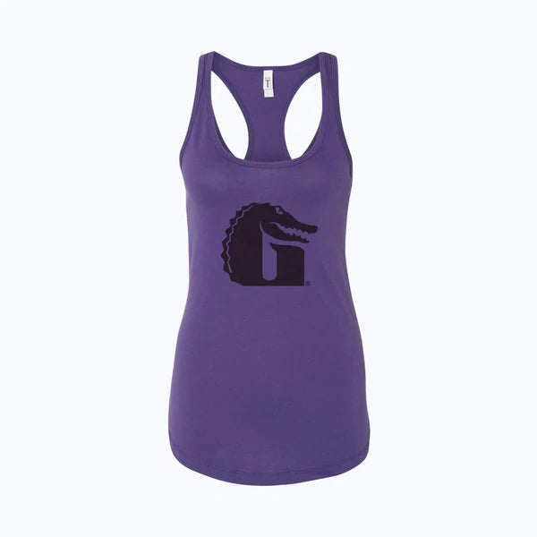 Women's Gator Waders Logo Tank Purple